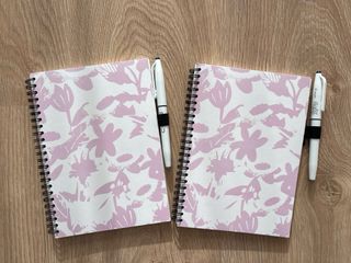 2 libretas papel piedra