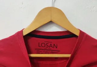 Camiseta manga larga roja Losan hombre Talla M
