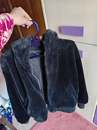 Chaqueta reversible negra