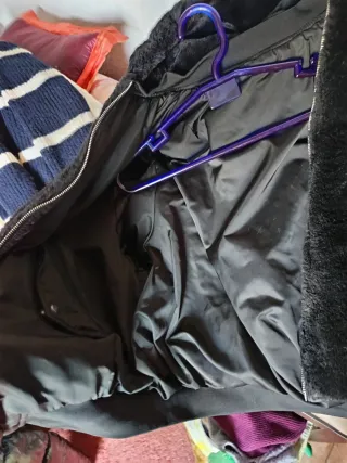 Chaqueta reversible negra