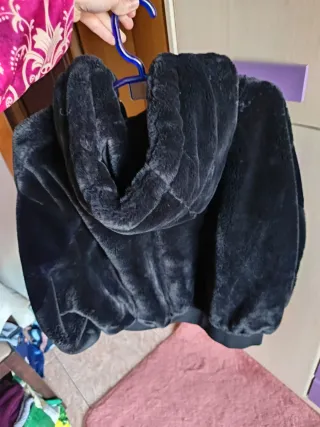 Chaqueta reversible negra