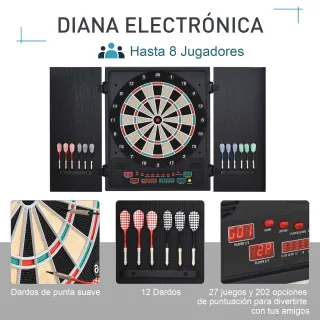 Diana electrónica con accesorios