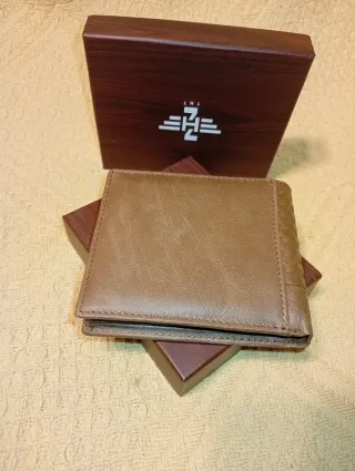 Cartera de Piel Genuine leather 295