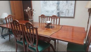 Comedor madera estilo valenciano extensible