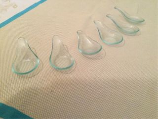 Set piattini finger food vetro