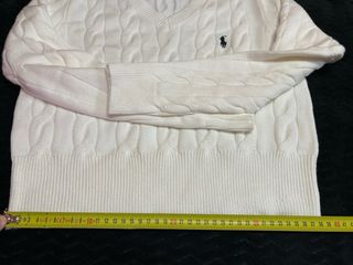 Jersey Polo Ralph Lauren Blanco Trenzado