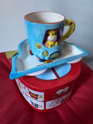 Tazza con Piatto Ceramica (idea regalo)