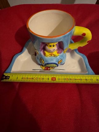 Tazza con Piatto Ceramica (idea regalo)