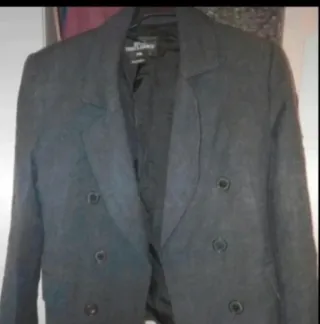 Abrigo corto de paño mujer