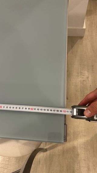 Mesa comedor extensible con dos sillas