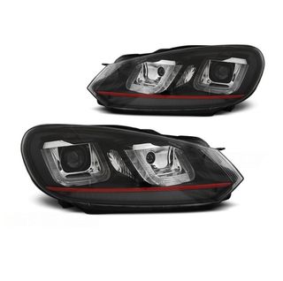 Faros delanteros U Led para Volkswagen Golf 6 Red