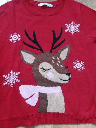 Jersey Navideño Reno Talla 10-11