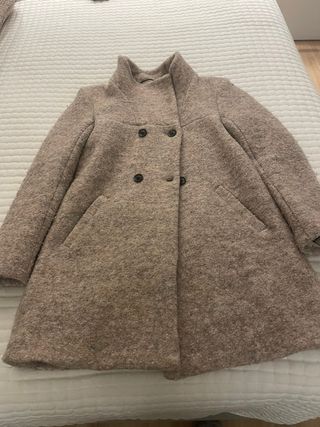 Abrigo Only Invierno Talla M Rosa