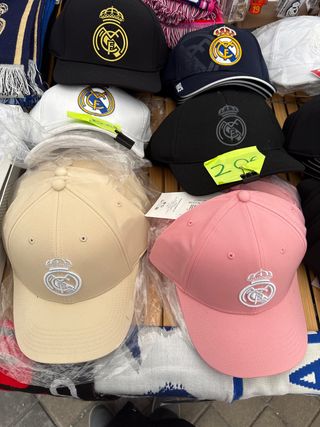 Gorra Real Madrid Beige y Rosa