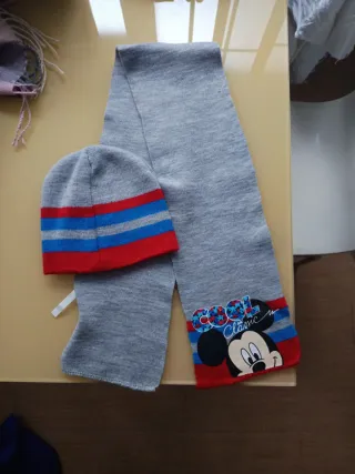 Conjunto Bufanda y Gorro Mickey Mouse