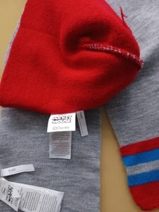 Conjunto Bufanda y Gorro Mickey Mouse