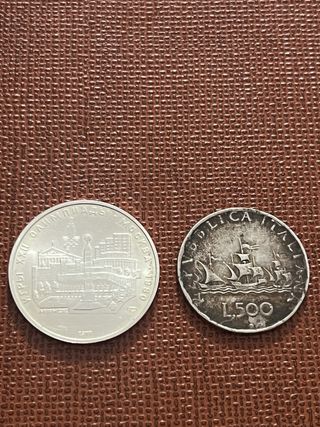 Monetina 500 Lire Nave Veliera