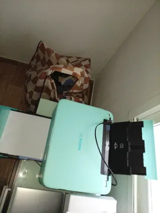 Impresora Canon TS5353a verde y blanca