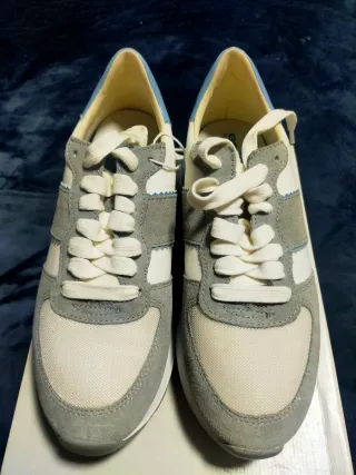 Geox Sneakers Talla 37 Gris/Blanco