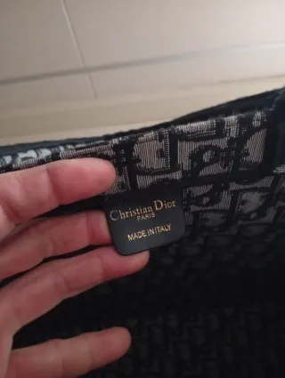 Bolso Dior Book Tote Beige y Negro