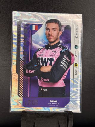 Pierre Gasly Topps F1 Amethyst Limited Edition