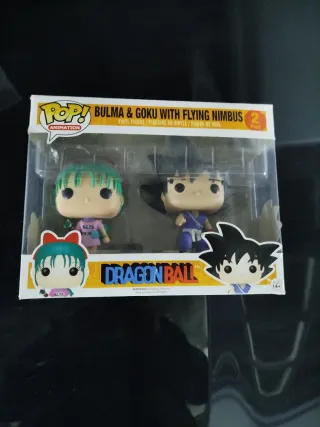 Funko Pop Bulma & Goku con Nimbus 2 Pack
