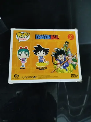 Funko Pop Bulma & Goku con Nimbus 2 Pack