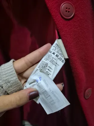 Abrigo capa Tintoretto rojo