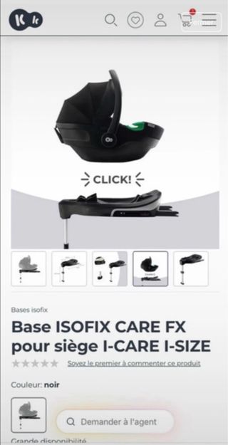 Base Isofix Kinderkraft I-Care