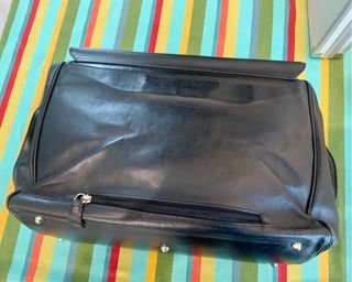 Cartella porta documenti in pelle nera