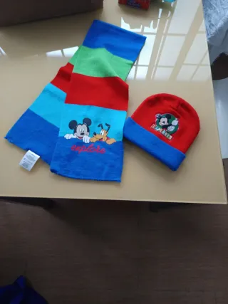 Bufanda y gorro Mickey Mouse Disney
