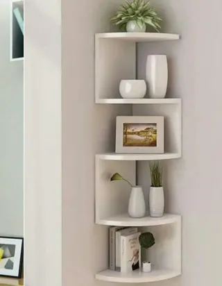 Mensola angolare 5 ripiani