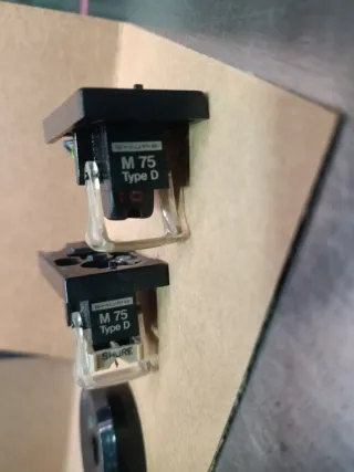 2 Cápsulas Shure M 75 Type D Tocadiscos
