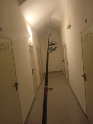 Caña de pescar telescópica con carrete