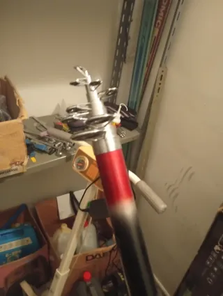 Caña de pescar telescópica con carrete