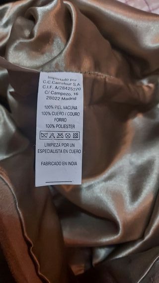 Increíble Falda de piel beige