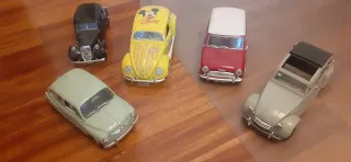 Lote 5 Coches Escala 1/18