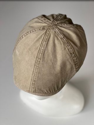 Gorra de algodón beige