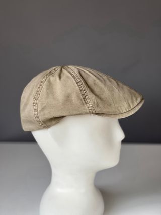 Gorra de algodón beige