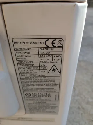 Condizionatore Olimpia Splendid OS-SEAPH12EI