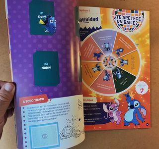 ALBUM Y 75 SOBRES CROMOS STITCH CARREFOUR