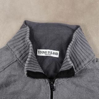 Vintage Stone Island Zip | 2000s Italian Sweater