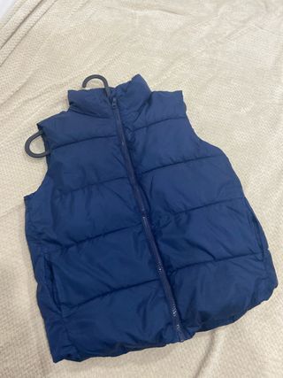 Chaleco acolchado azul marino