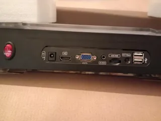 Consola Arcade Clásica Roja y Blanca