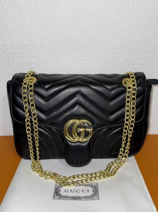 Borsa Gucci Nero Dorato