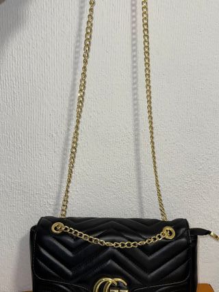 Borsa Gucci Nero Dorato
