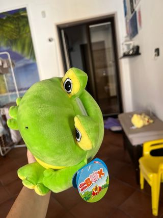 Pupazzo salvadanaio rana