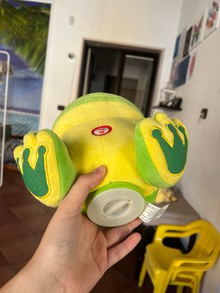 Pupazzo salvadanaio rana