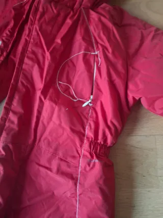 Mono de nieve rojo niño 3 años