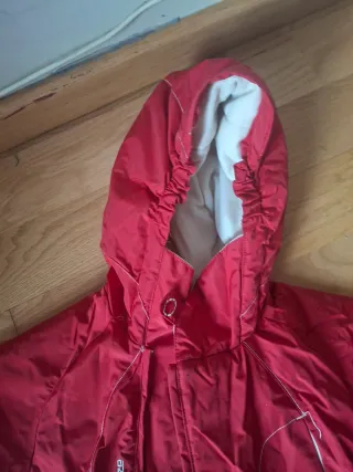 Mono de nieve rojo niño 3 años